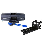 Viper V2 ATV Winch Kit 3500 lb Standard Spool With 40 Feet Black Synthetic Rope With Mount For Polaris Sportsman Models 2005
