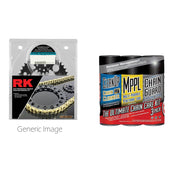 520 Steel Chain & Sprockets w/ Wax Chain Care Kit fits YAMAHA YZF-R6S 2006-2009