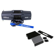 Viper V2 ATV Winch Kit 3500 lb Standard Spool With 40 Feet Red Synthetic Rope With Mount For Honda Rancher 350/450 2004-2007