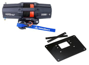 Viper V2 ATV Winch Kit 3500 lb Standard Spool With 40 Feet Orange Synthetic Rope With Mount For Arctic Cat Models 2002-2005