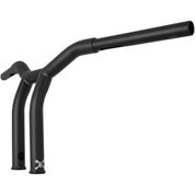 Burly Brand Dominator Bar 10" Raked Matte Black - B12-6051SB