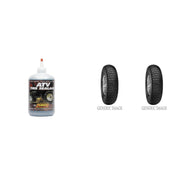 Set of 2 DURO HF224 Turf Front/Rear Tires 23x8.5-12 4-ply with QUADBOSS Sealant