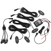 DragonFire Racing 4 pc. Bluetooth RGB Rock Light Pod Kit - 11-0805