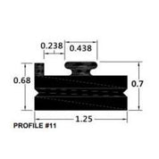 SPI Black Slide Runner Profile 11 70" 211-70-80
