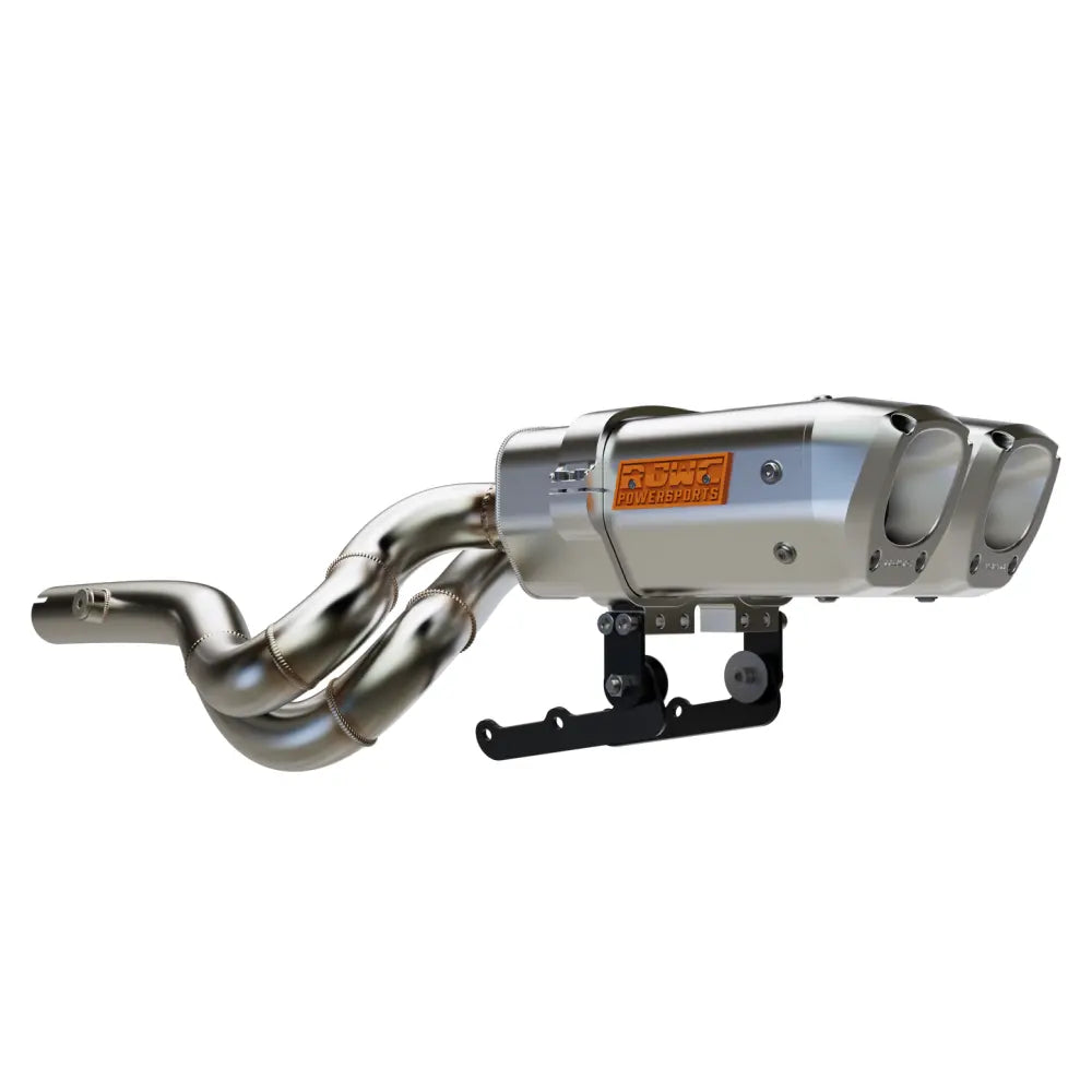 RJWC Dual Centered Slip-On APX Exhaust For Can-Am Renegade G2 570