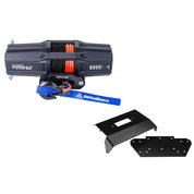 Viper V2 ATV Winch Kit 3500 lb Standard Spool With 40 Feet Green Synthetic Rope With Mount For Honda Foreman Rubicon 500 2005-2006