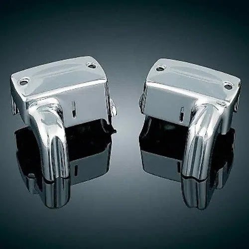 Kuryakyn Deluxe Master Cylinder Cover Set Deluxe Master Cylinder Cover Set for VTX1800 - 9188