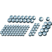 Kuryakyn Kool Kaps 82 Piece Kit Chrome Evo & Twin Cam Engine Kit