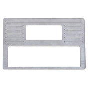 Dakota 37 38 Chevy Car Radio Panel A/C Vent DIN Radio Opening CALR-37V-D