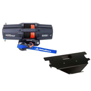 Viper V2 UTV Winch Kit 3500 lb Standard Spool With 40 Feet Black Synthetic Rope With Mount For Honda Big Red 200/250/700 1982-1984