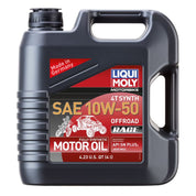 Liqui Moly 4L Synthetic 4T SAE 10W50 Motorbike Offroad Race Motor Oil 20080