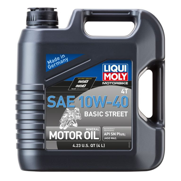 Liqui Moly 4L 4T SAE 10W40 Motorbike Motor Oil 20192
