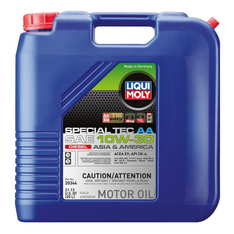 Liqui Moly 20L Special Tec AA SAE 10W30 Diesel Motor Oil 20344