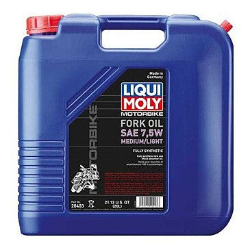 Liqui Moly 20L SAE 7.5W Medium/Light Motorbike Fork Oil 20403