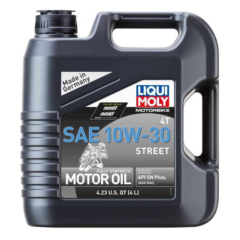 Liqui Moly 4L 4T SAE 10W30 Motorbike Street Motor Oil 20420