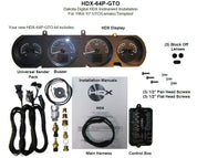Dakota Digital 1964-1967 Pontiac  GTO/Tempest/LeMans HDX Analog Gauge kit HDX-64P-GTO