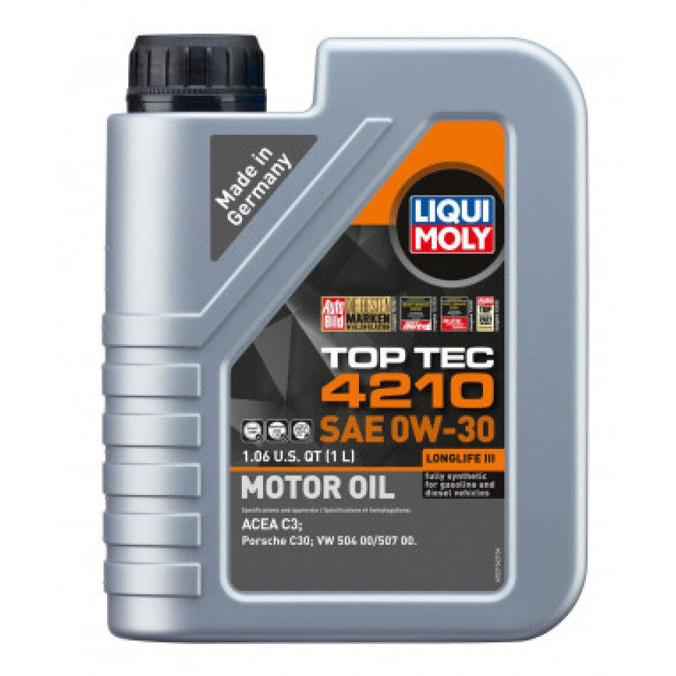 Liqui Moly 1L Top Tec 4210 SAE 0W30 Motor Oil 22156