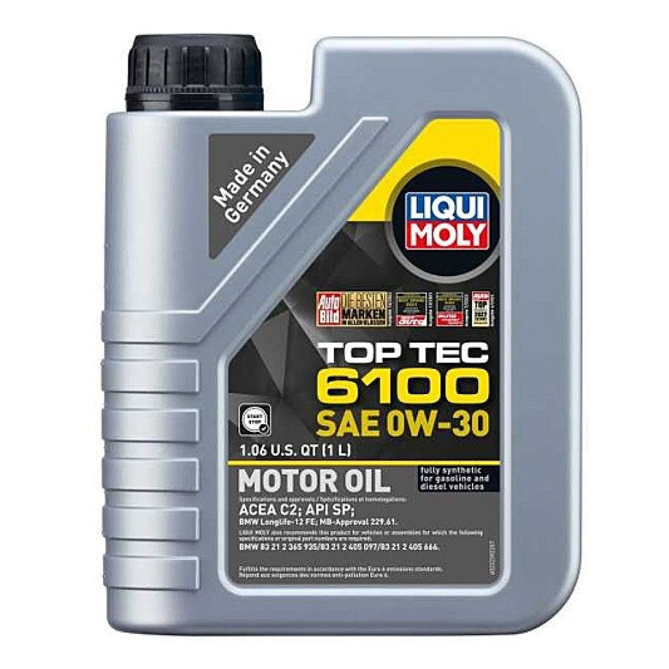 Liqui Moly 1L Top Tec 6100 SAE 0W30 Motor Oil 22239