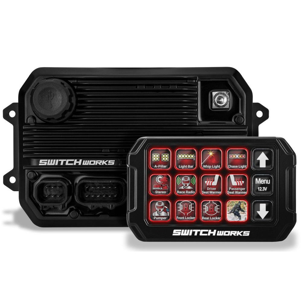 Switch Works Alpha12 Digital Smart Switcher With 3ft Wire For Truck/Jeep/ATV/UTV
