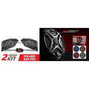 SSV Works Rear 6.5" Add On Speaker Pods With Grey Grills For Polaris RZR Pro 20-22