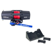 Viper V2 UTV Winch Kit 4500 lb Standard Spool With 40 Feet Red Synthetic Rope With Mount For Kawasaki Mule PRO DXT/FXR/FXT 2015-2018