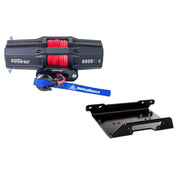 Viper V2 UTV Winch Kit 4500 lb Standard Spool With 40 Feet Black Synthetic Rope With Mount For Can-Am Maverick 1000/Max R 2013-2018