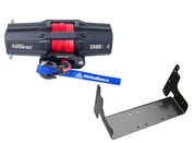 Viper V2 ATV Winch Kit 4500 lb Standard Spool With 40 Feet Orange Synthetic Rope With Mount For Polaris Models 2003-2006