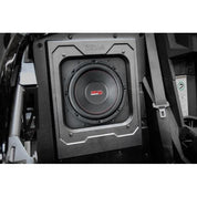 SSV Works Behind Drivers or Passenger Seat Kick L7 Subwoofer Box W/ Front 8" Speaker Pods For Polaris Slingshot 15-21