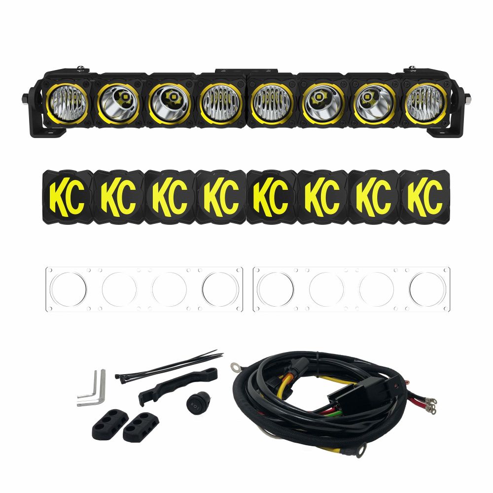 KC HiLiTES FLEX ERA LED Light Bar - 20" - Master Kit 292