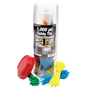 Performancetool W2925  Cable Tie Assortment - 1000 pc
