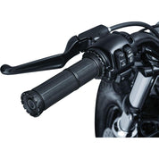 Kuryakyn Riot Grips for V-Twin Dual Cable Cable Satin Black