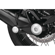 Kuryakyn Lodestar Silver Rear Axle Sliders 3808