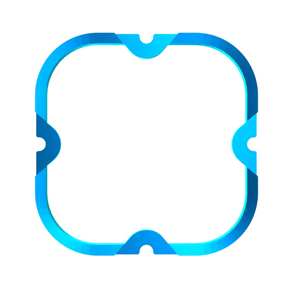 KC HiLiTES FLEX ERA 4 - 1-Bezel Ring - ED Coated - Blue 30572