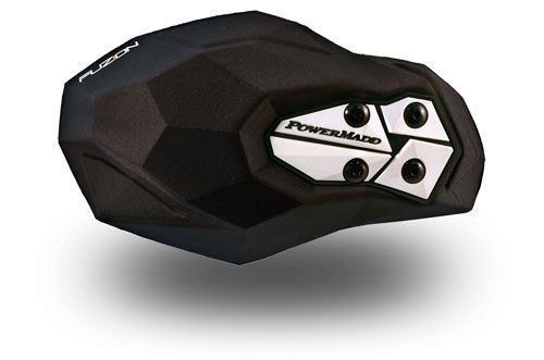 PowerMadd Fuzion Handguards Black/White with Hayes Brake Mount Kit