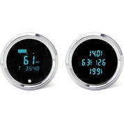 Dakota Digital Universal Dual 3-3/8" Round Multi Function Gauge Kit ODYR-61-1