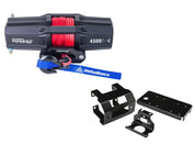 Viper V2 ATV Winch Kit 3500 lb Standard Spool With 40 Feet Green Synthetic Rope With Mount For Polaris Sportsman Models 2003