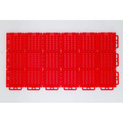 Caliber Protech Smooth Red Flooring 8 Pieces 13610-2
