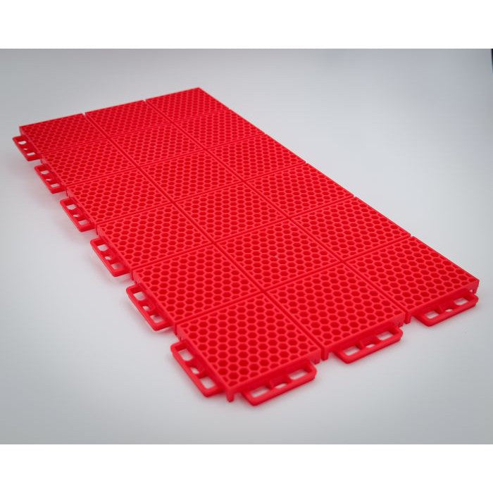 Caliber Protech Smooth Red Flooring 24 Pieces 13612-2