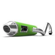 HMF Muffler Kawasaki KFX 400 03-14 Black Performance Full System Exhaust