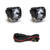 Baja Designs Auxiliary LED Light Pod Pair S1 Series Spot Pattern Clear Lens Universal 387807