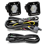 Baja Designs Reverse LED Light Pod Each Black Flush Mount S1 Series Work/Scene Pattern Clear Lens Universal 387809