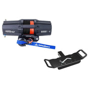 Viper V2 ATV Winch Kit 6000 lb Standard Spool With 40 Feet Orange Synthetic Rope With Mount