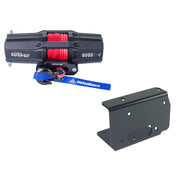 Viper V2 ATV Winch Kit 4500 lb Standard Spool With 40 Feet Black Synthetic Rope With Mount For Kawasaki Prairie 650/700 2001-2003