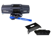 Viper V2 ATV Winch Kit 3500 lb Standard Spool With 40 Feet Green Synthetic Rope With Mount For Honda Foreman Rubicon 500 2005-2006