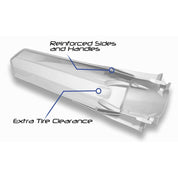 Cycra Powerflow Rear Fender White - 1CYC-1821-42