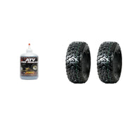Set of 2 DURO DI-K567A Rear Tires 22x11-10 4-ply with QUADBOSS Sealant