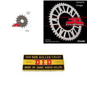 520 Chain,Front & Rear Sprocket Kit for KAWASAKI EX250-F Ninja 250R 2006-2007