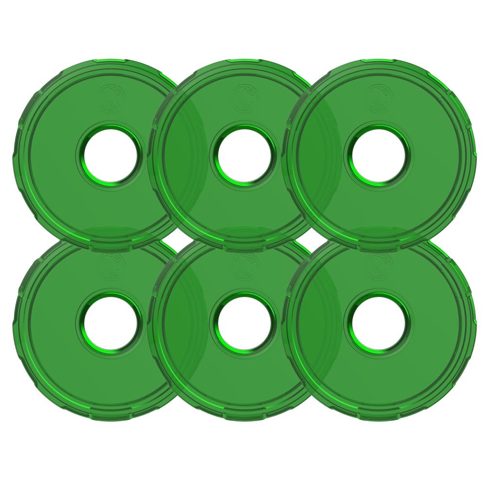 KC HiLiTES Cyclone V2 LED - Replacement Lens - Green - 6-PK 4415