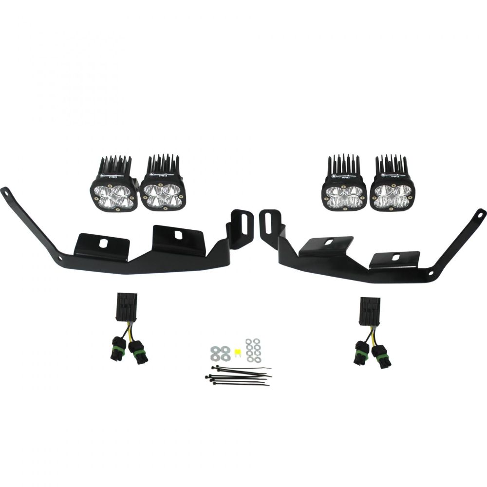 Baja Designs Headlight Kit Squadron Pro Series Multi Pattern Clear Lens 447013