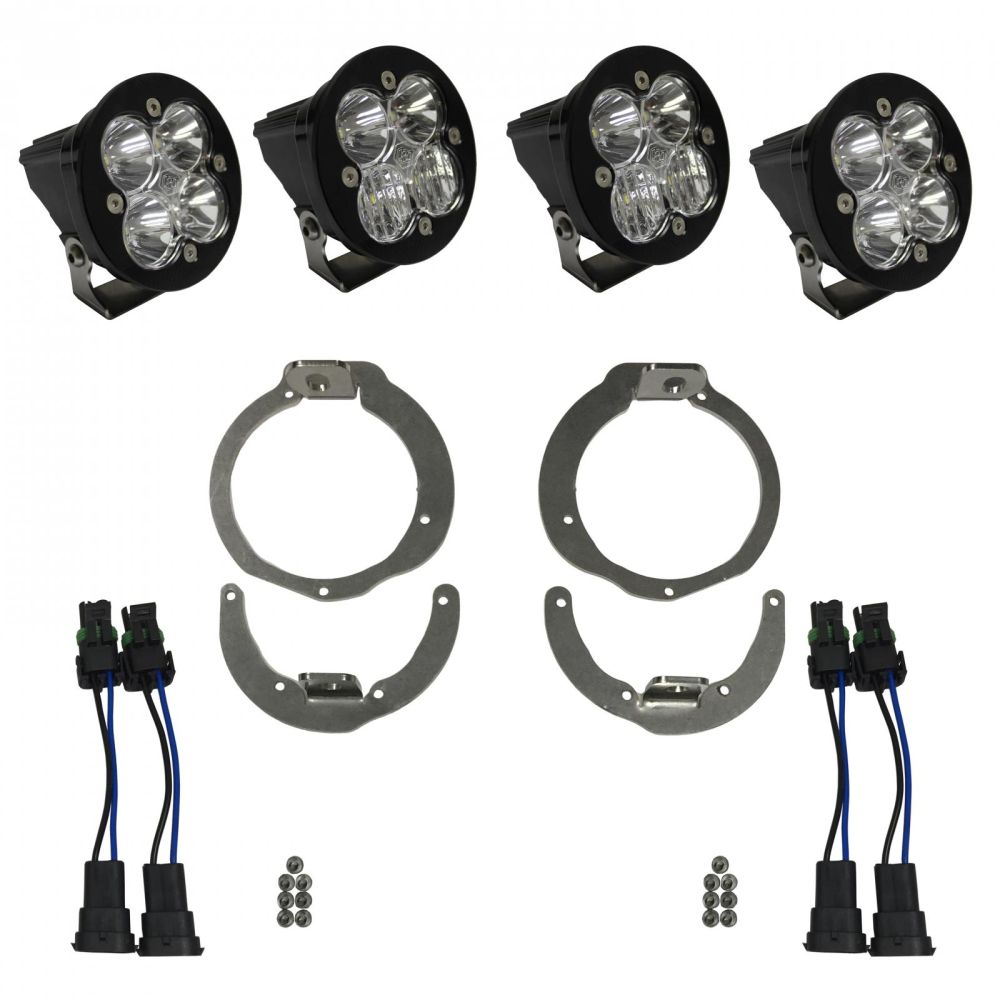 Baja Designs Headlight Kit Squadron-R Sport Series Multi Pattern Clear Lens 447044